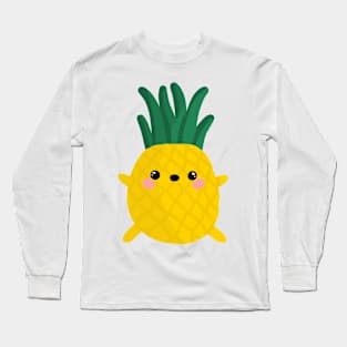 Cute kawaii pineapple Long Sleeve T-Shirt